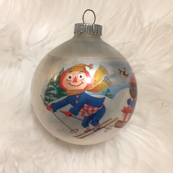 Vintage 73’ Raggedy Ann Christmas Ball Ornament - Picture 6 of 8
